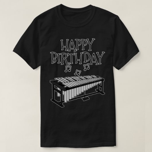 Vibraphone Happy Birthday Vibraphonist Schlagzeug T-Shirt (Design vorne)