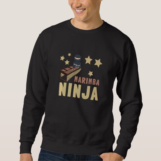 Vibraphone Mom Marimba Ninja And Mallet Glockenspi Sweatshirt (Vorderseite)