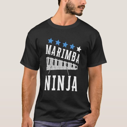 Vibraphone Mom Marimba Ninja And Mallet Glockenspi T-Shirt (Vorderseite)