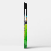 VIBRATIONEN DER FRAU "Grünes Fraktal" Case-Mate iPhone Hülle (Rückseite / Links)