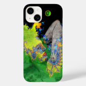 VIBRATIONEN DER FRAU "Grünes Fraktal" Case-Mate iPhone Hülle (Rückseite)
