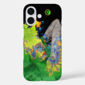 VIBRATIONEN DER FRAU "Grünes Fraktal" Case-Mate iPhone Hülle (Rückseite)