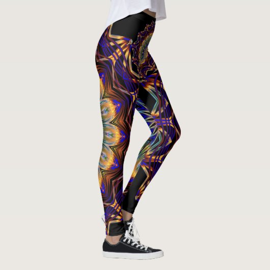 Vibrationen der Mandala-Leggings Leggings (Rechts)