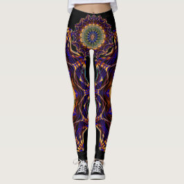 Vibrationen der Mandala-Leggings Leggings