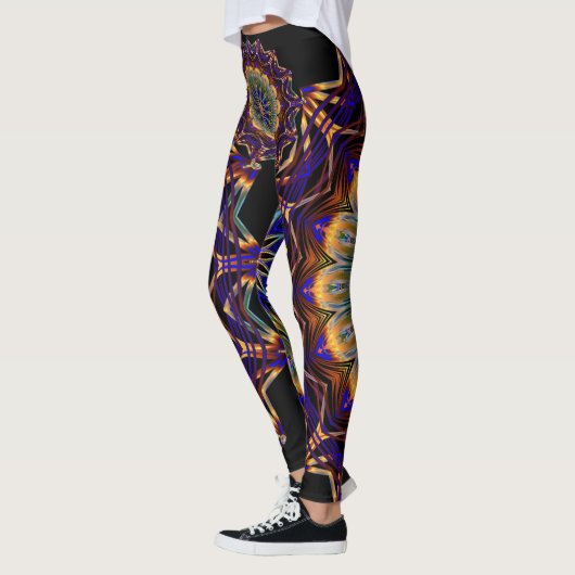 Vibrationen der Mandala-Leggings Leggings (Links)