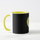 Vibrationen Musical Liebe Yellow Heart Musiknote D Tasse (Links)