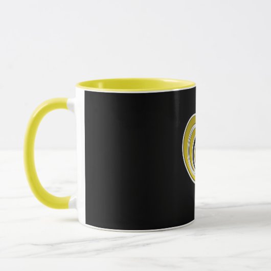 Vibrationen Musical Liebe Yellow Heart Musiknote D Tasse (Links)