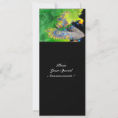 VIBRATIONEN VON MATERIALIEN , grün-gelb Einladung (Rückseite)