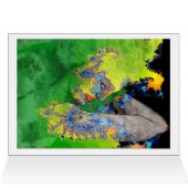 VIBRATIONEN VON MATERIALIEN, LADY IN GRÜNGELBEN FR (Innenansicht Horizontal (Oben))