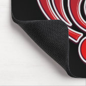 Vibrations Musical Liebe Red Heart Musiknote DJ Mousepad (Ecke)