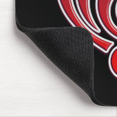 Vibrations Musical Liebe Red Heart Musiknote DJ Mousepad (Ecke)