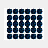 Vibrationsfarben Etiketten (Blatt)