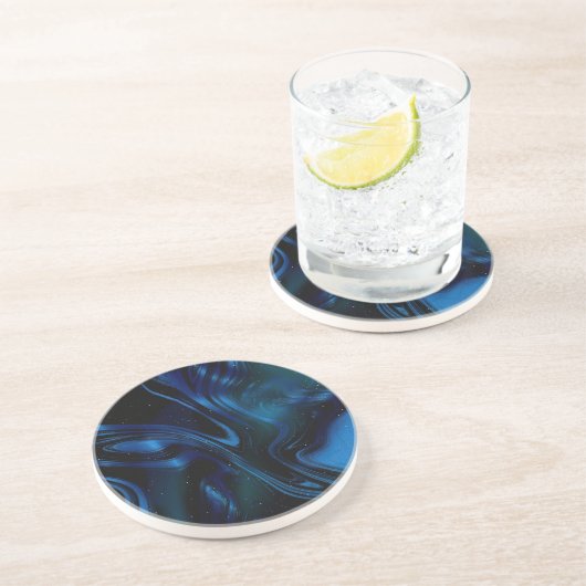 Vibrationsfarben Getränkeuntersetzer (Seite)