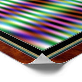 Vibrationslinien Poster (Ecke)