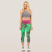 VIBRATIÖSE Capris in MINT/PINK (Vorderseite)