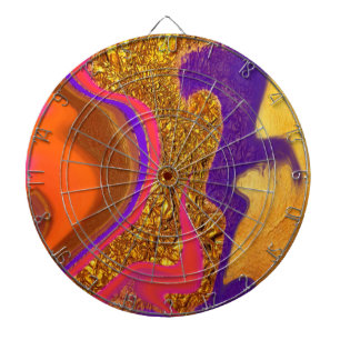 vibratorische Farbkunst Dartscheibe