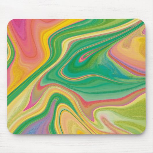 vibratorische Farbkunst Mousepad (Vorne)