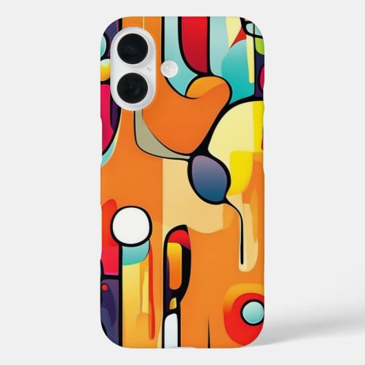 Vibrierend Abstrakt: Ein Farbenstoß Case-Mate iPhone Hülle (Rückseite)