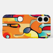 Vibrierend Abstrakt: Ein Farbenstoß Case-Mate iPhone Hülle (Rückseite (Horizontal))
