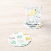 Vibrierende 3D-Balloons Paper-Untersetzer Runder Pappuntersetzer (Vor Ort)