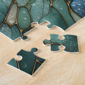 Vibrierende abstrakte Kunst in Labrador Puzzle (Seite)