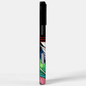 Vibrierende Aquarellfedern in einem künstlerischen Case-Mate iPhone Hülle (Rückseite / Rechts)