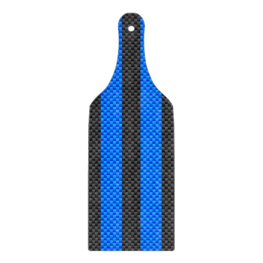 Vibrierende blaue Kohlenstoff-Faser-Art, die Schneidebrett (Vorderseite)