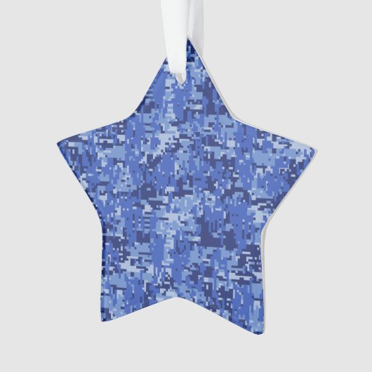 Vibrierende blaue ornament (Vorderseite)