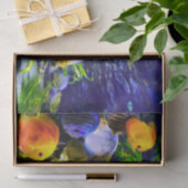 Vibrierende bunte tropische Seewasserfische Seidenpapier (Geschenk)