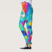 Vibrierende Circle Dance Art Leggings (Links)