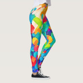 Vibrierende Circle Dance Art Leggings (Rechts)
