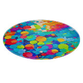 Vibrierende Circle Dance Art Schneidebrett (Ecke)