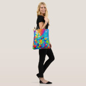Vibrierende Circle Dance Art Tasche (Am Model)