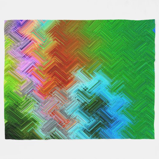 VIBRIERENDE ELEKTRONEN FLEECEDECKE (Vorderseite (Horizontal))