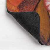 Vibrierende Eule Mousepad (Ecke)