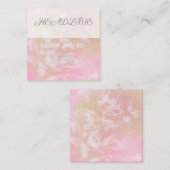 Vibrierende florale Visitenkarte (Vorne/Hinten)