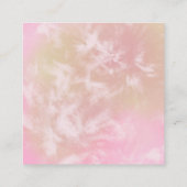 Vibrierende florale Visitenkarte (Rückseite)