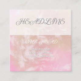 Vibrierende florale Visitenkarte