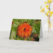 Vibrierende Geburtstags-Karte Karte (Gelbe Blume)