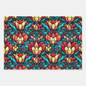 Vibrierende Gestaltungselemente aus Hartglas Geschenkpapier Set (Vorderseite 3)