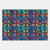 Vibrierende Gestaltungselemente aus Hartglas Geschenkpapier Set (Vorderseite 2)