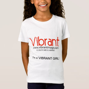 Vibrierende kleines Mädchen-Shirts T-Shirt