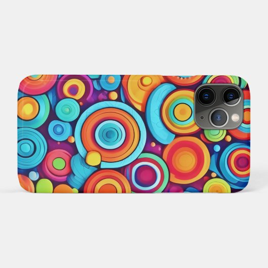 Vibrierende Kreislaufexplosion Case-Mate iPhone Hülle (Rückseite (Horizontal))