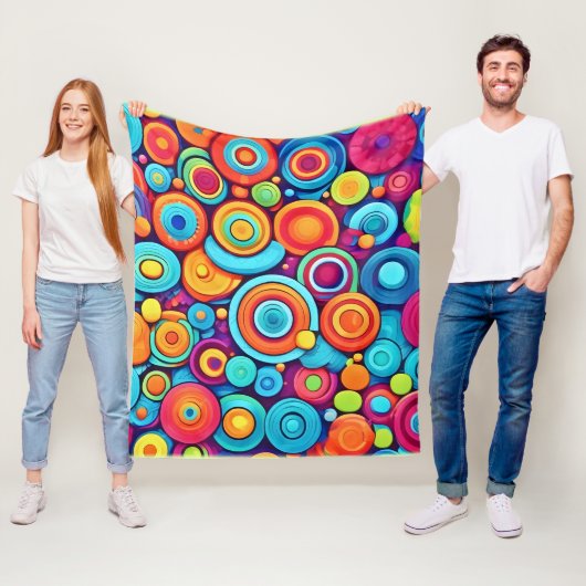 Vibrierende Kreislaufexplosion Fleecedecke (Beispiel)