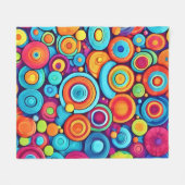 Vibrierende Kreislaufexplosion Fleecedecke (Vorderseite (Horizontal))