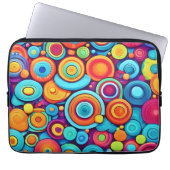 Vibrierende Kreislaufexplosion Laptopschutzhülle (Vorderseite)