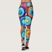 Vibrierende Kreislaufexplosion Leggings (Rückseite)
