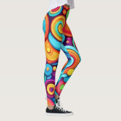 Vibrierende Kreislaufexplosion Leggings (Rechts)