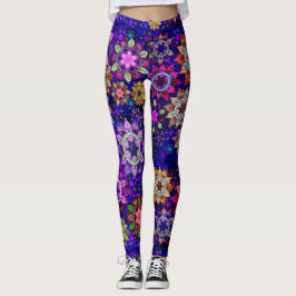 Vibrierende Mandalas von Wasserfarben Leggings