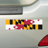 Vibrierende Maryland-Staats-Flagge Autoaufkleber (Auf Auto)